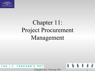 Chapter 11: Project Procurement Management 