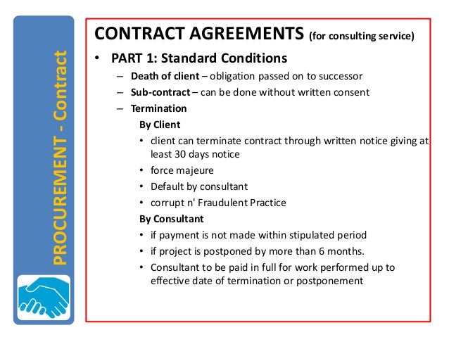 termination letter for consultancy services procurement and contract theory and practice in termination letter for consultancy services procurement and contract theory and practice in