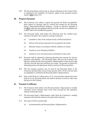 Procurement of infrastructure projects | PDF