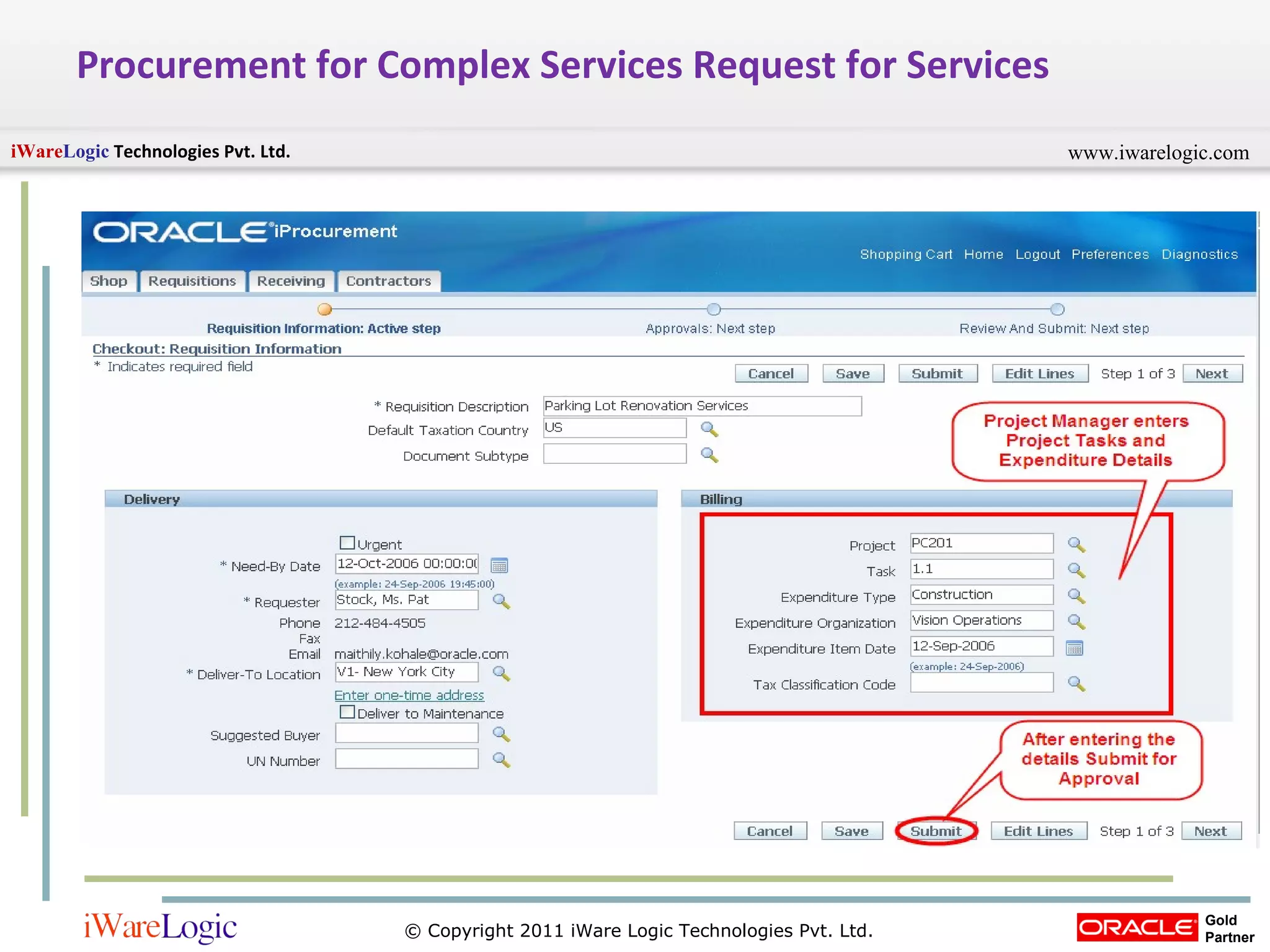 Procurement for Complex Services Request for Services 