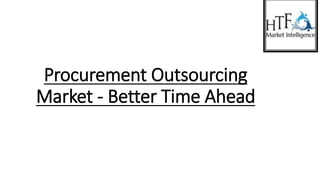 Procurement Outsourcing
Market - Better Time Ahead
 