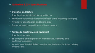 PROCUREMENT PRESENTATION about basic procurement | PPTX