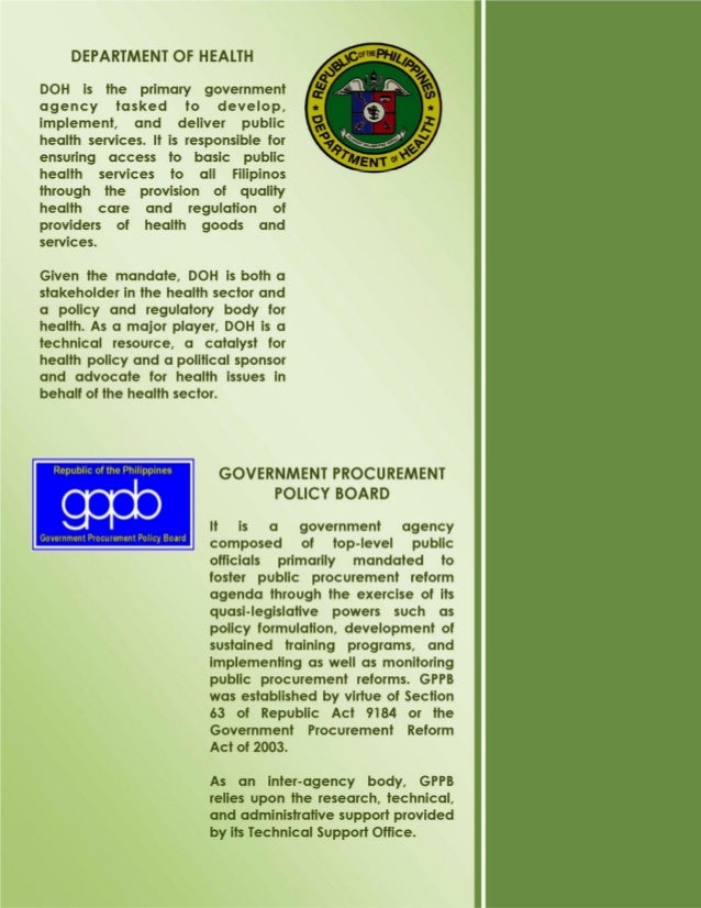 Philippine Procurement Process Flow Chart