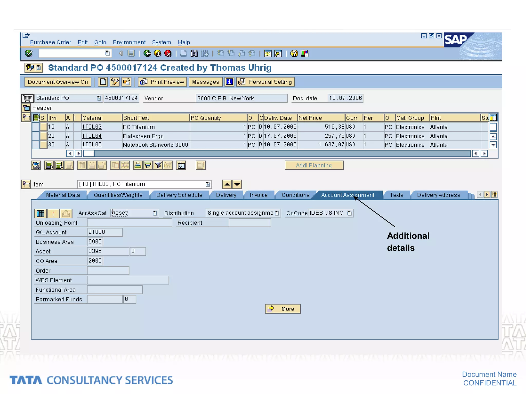 Document Name
CONFIDENTIAL
Additional
details
 