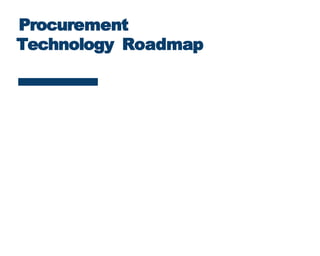 Procurement
Technology Roadmap
 