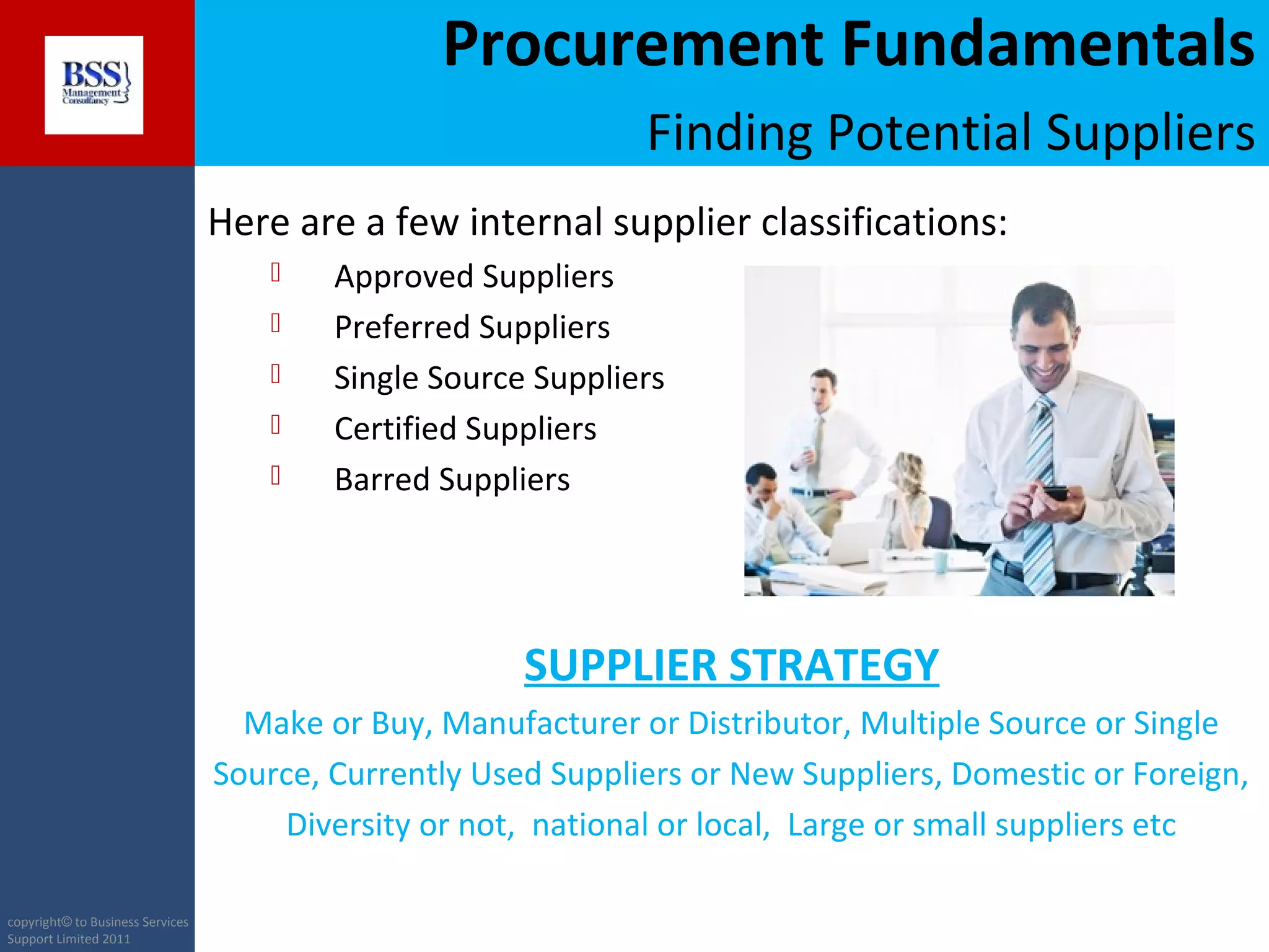Procurement Training Introduction to Procurement Final Version | PPT