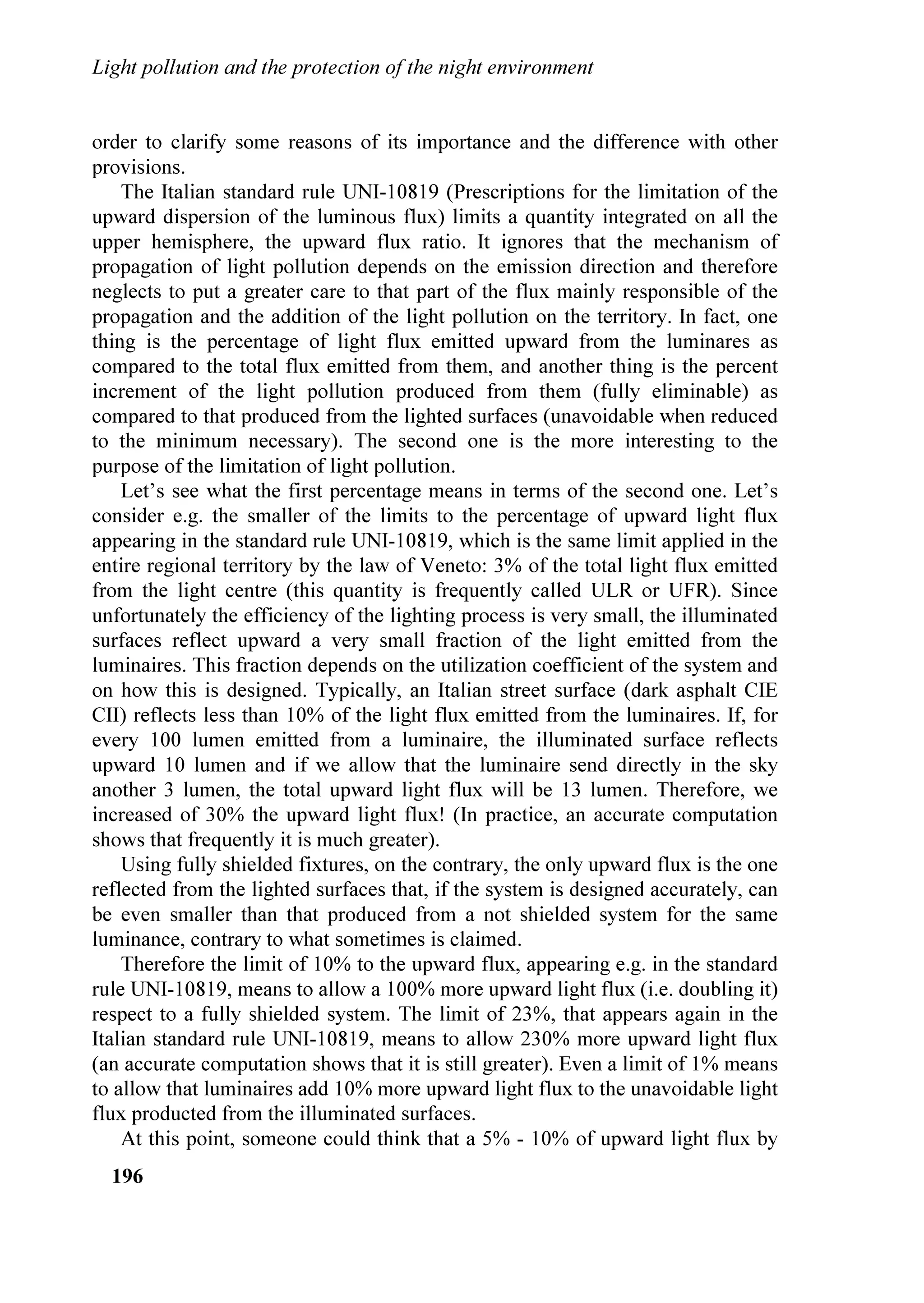 /LJKW SROOXWLRQ DQG WKH SURWHFWLRQ RI WKH QLJKW HQYLURQPHQW


                                                       GHOO
LQTXLQDPHQWR OXPLQRVR GD WHUUD H GD VDWHOOLWH
                                                       DO 'LSDUWLPHQWR GL $VWURQRPLD GHOO
8QLYHUVLWj GL
                                                       3DGRYD HG q PHPEUR GHO FRPLWDWR WHFQLFR 
                                                         ,QWHUIHUHQFH     E     OLJKW     RQ     DVWURQRPLFDO
                                                       REVHUYDWLRQV GHOOD RPPLVVLRQ ,QWHUQDWLRQDOH GH
                                                       O
(FODLUDJH ,( 