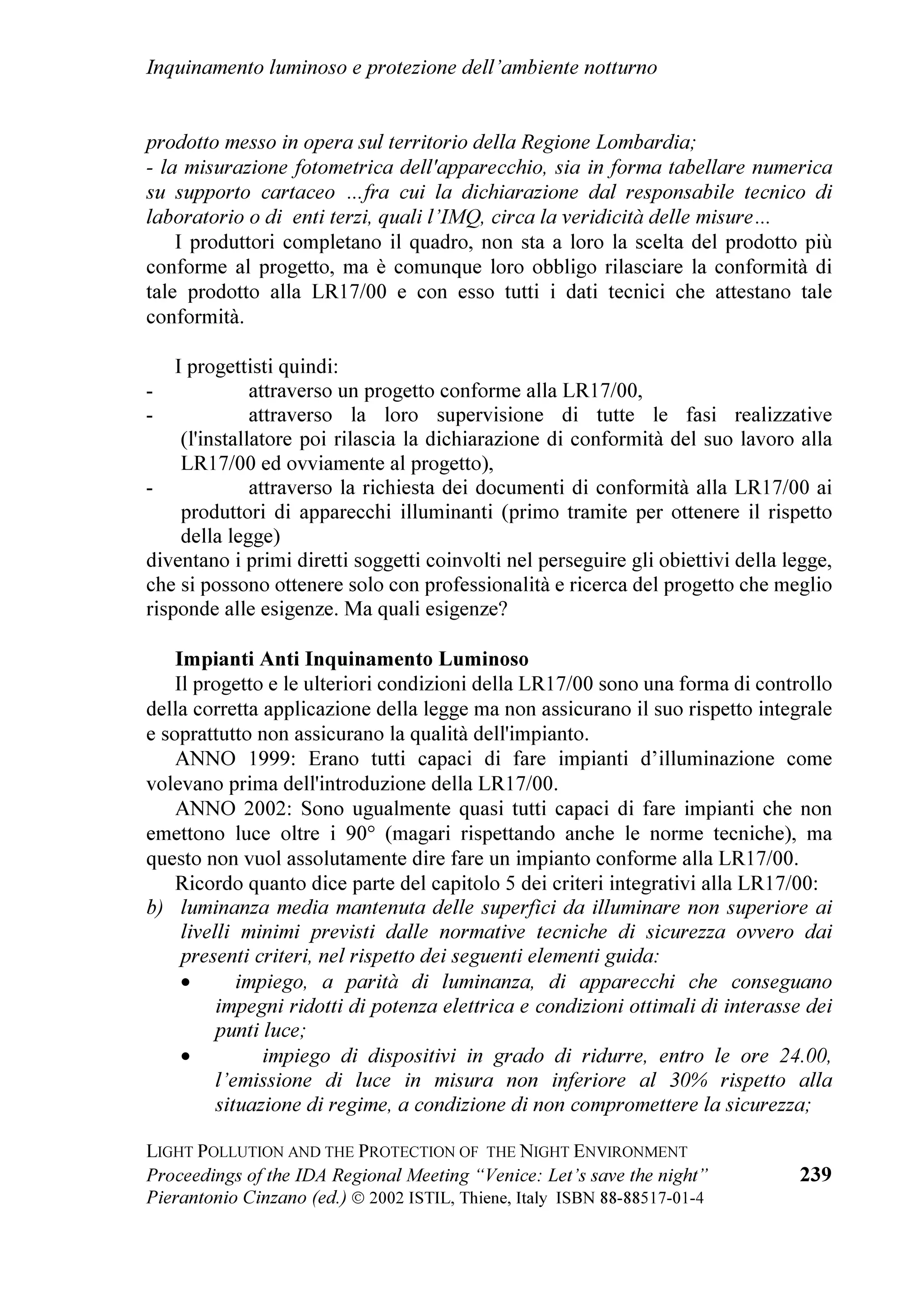 RUJDQL]HU RI WKH ILUVW LQWHUQDWLRQDO FRQYHQWLRQ ,$8 6PSRVLXP  /LJKW
3ROOXWLRQ 5DGLR ,QWHUIHUHQFH DQG 6SDFH 'HEULV  