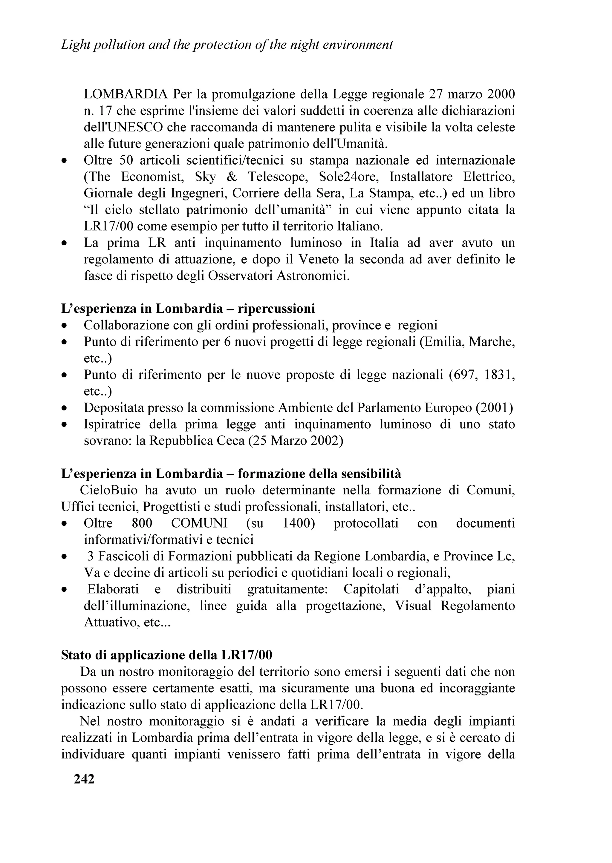 ,$8 OLDLVRQ RIILFHU WR ,( WKH
,(¶V 7 $GYHUVH /LJKWLQJ HIIHFWV RQ DVWURQRP 