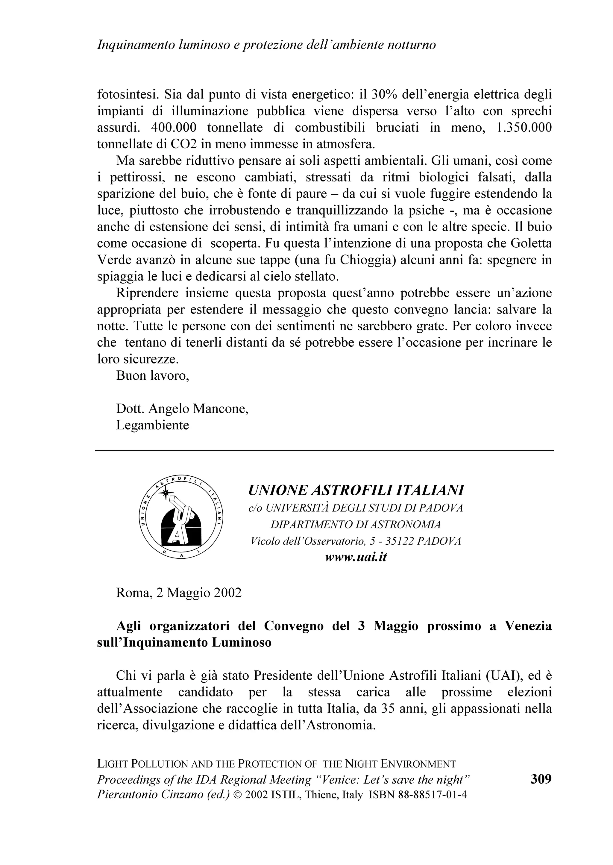 /LJKW SROOXWLRQ DQG WKH SURWHFWLRQ RI WKH QLJKW HQYLURQPHQW


HH VHQVLWLYLW EDQG DUH GHVFULEHG LQ LQ]DQR HW DO DE 