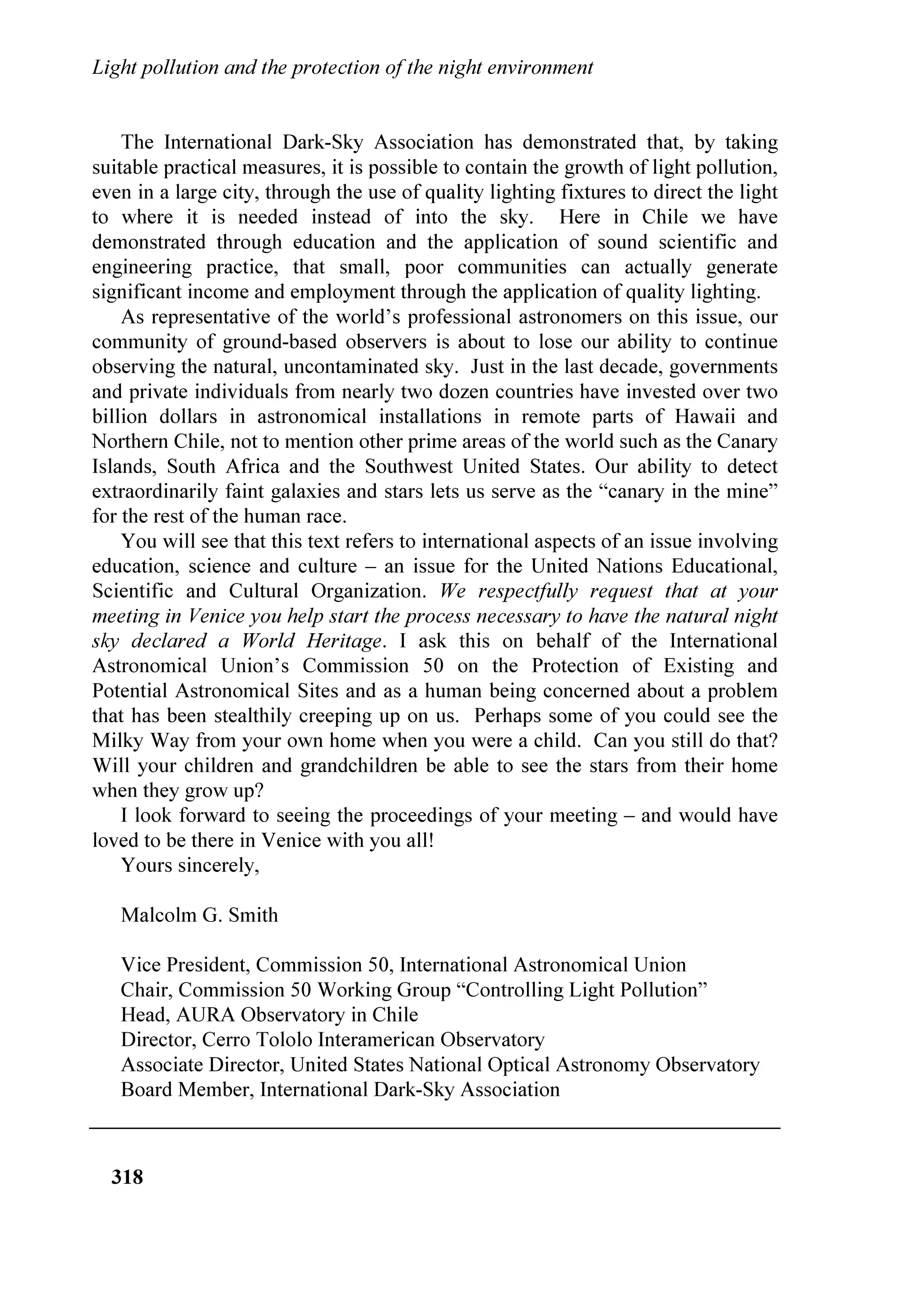 WKH
PDSV RI WKH PDJQLWXGH ORVV VKRZ WKH ORVV RI WKH FDSDELOLW RI WKH SRSXODWLRQ WR
SHUFHLYH VWDUV 7KH HIIHFWV RI OLJKW SROOXWLRQ DUH PRUH HYLGHQW LQ WKHVH PDSV WKDQ
LQ WKH SUHYLRXV RQHV EXW WKH DUH OHVV XVHIXO WR ILQG WKH EHVW VSRW IRU DVWURQRPLFDO
REVHUYDWLRQV  