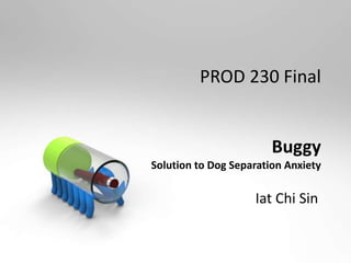 PROD 230 Final
Buggy
Solution to Dog Separation Anxiety
Iat Chi Sin
 