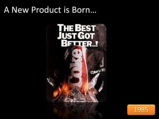 A New Product is Born…
 