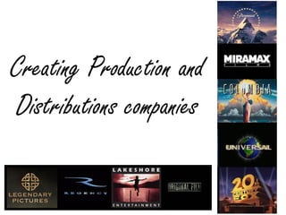 Creating Production and
Distributions companies
 
