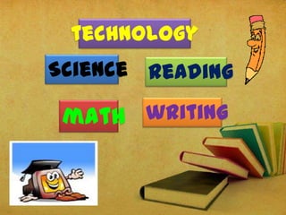 technology
Science Reading

math writing

 
