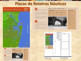 Placas de Roteiros Náuticos
 