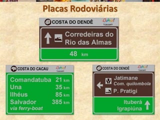 Placas Rodoviárias
 