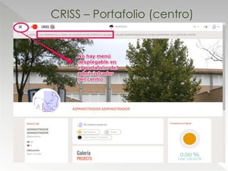 CRISS – Portafolio (centro)
 