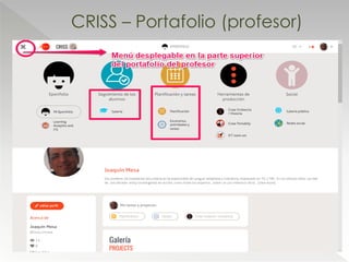 CRISS – Portafolio (profesor)
 