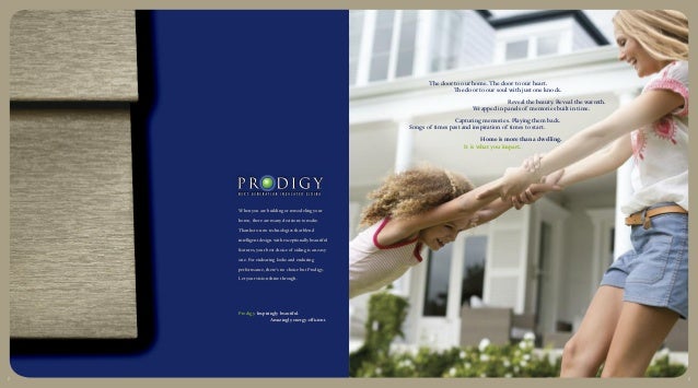 Alside Prodigy Consumer Brochure