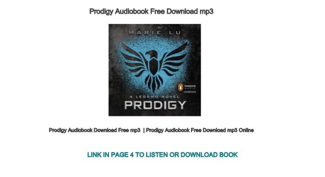 Prodigy Audiobook Free Download Mp4