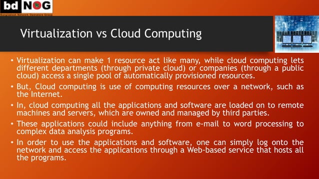 Virtualization vs. Cloud Computing: What's the Difference?