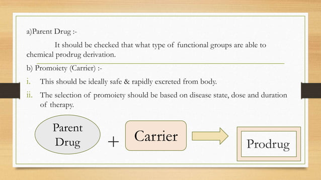 Prodrug design and its Applications in Pharma. | PPTX