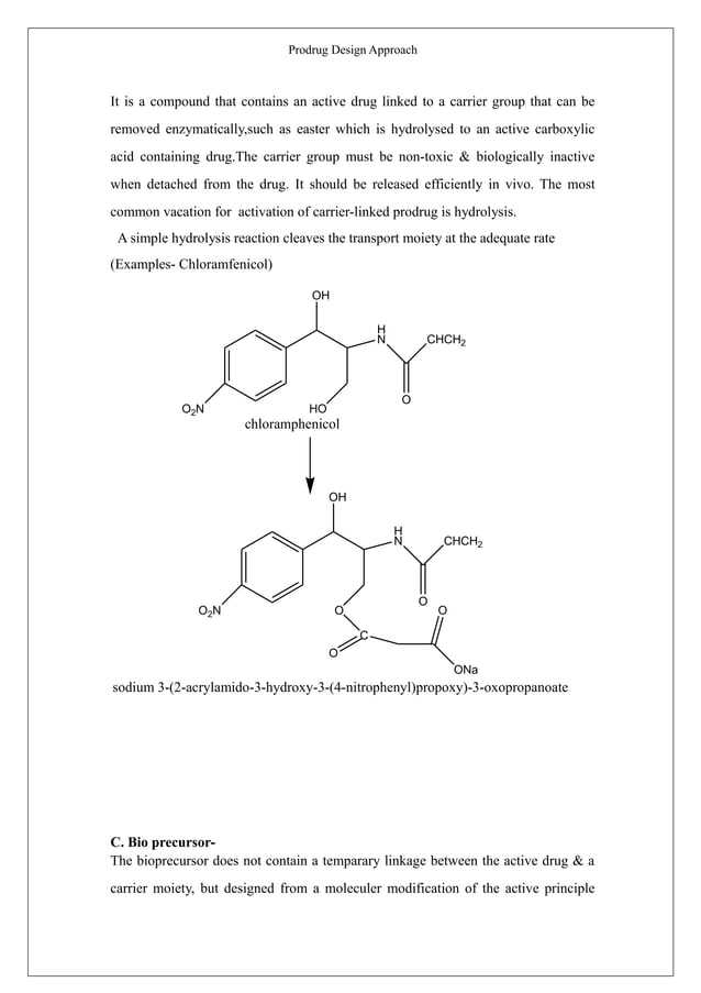 Prodrug design approach | DOC | Pharmaceutical Drugs | Medical Health
