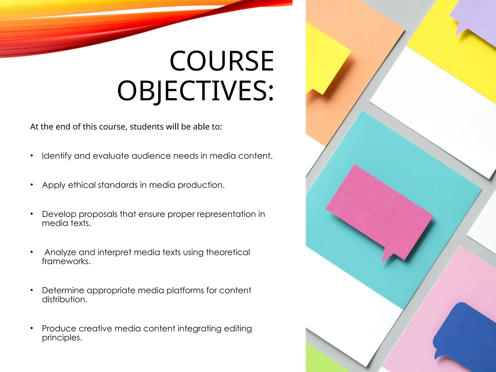 Production of text in broadcasting and emerging media | PPTX