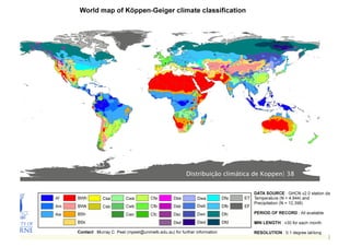 Distribuição climática de Koppen| 38
 