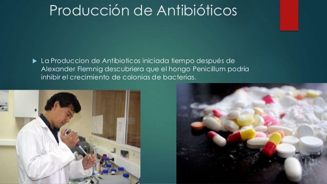 Producción de antibióticos