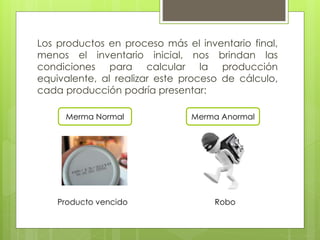 Producción equivalente | PPTX | Business Accounting & Finance | Business