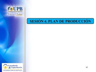 SESIÓN 4. PLAN DE PRODUCCIÓN 