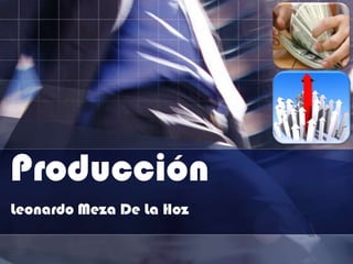 Producción Leonardo Meza De La Hoz 