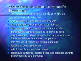Produccion Y Sistemas De Produccion
