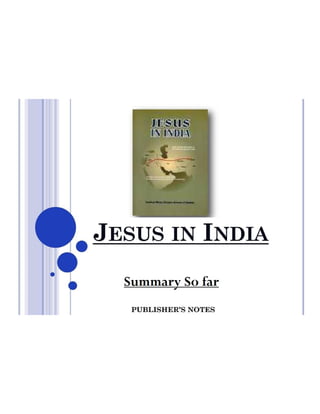   Book Jesus in India