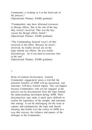 Produced ByUnited States Army School of Advanced M | DOCX