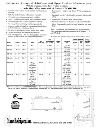 Self Contained Produce Display Case by Marc Refrigeration