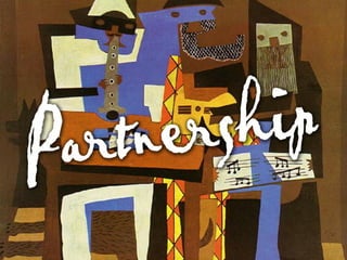 Picasso’s different partnerships
were critical to his productivity.

Of all the 5 P’s of productivity, Partnerships is
the...