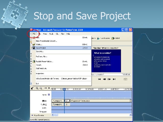 Producer Tutorial Ppt
