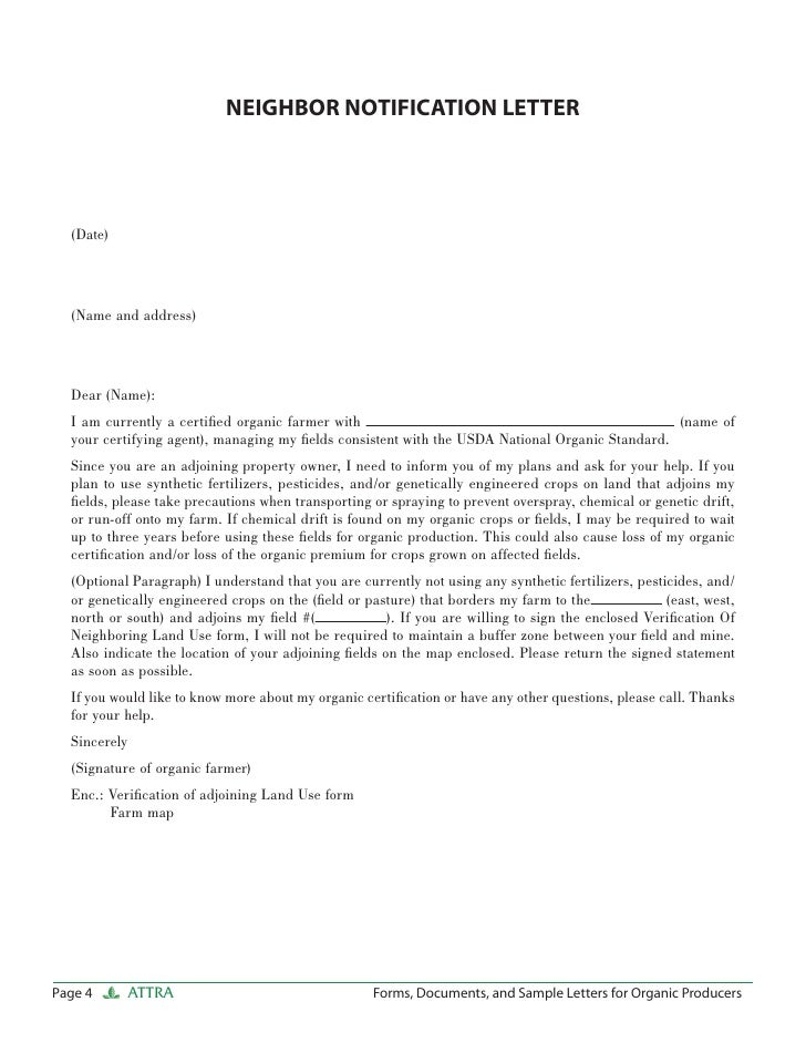 usda certification letter forms documents and sle letters for organic producers usda certification letter forms documents and sle letters for organic producers