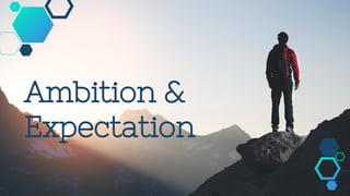Ambition &
Expectation
 