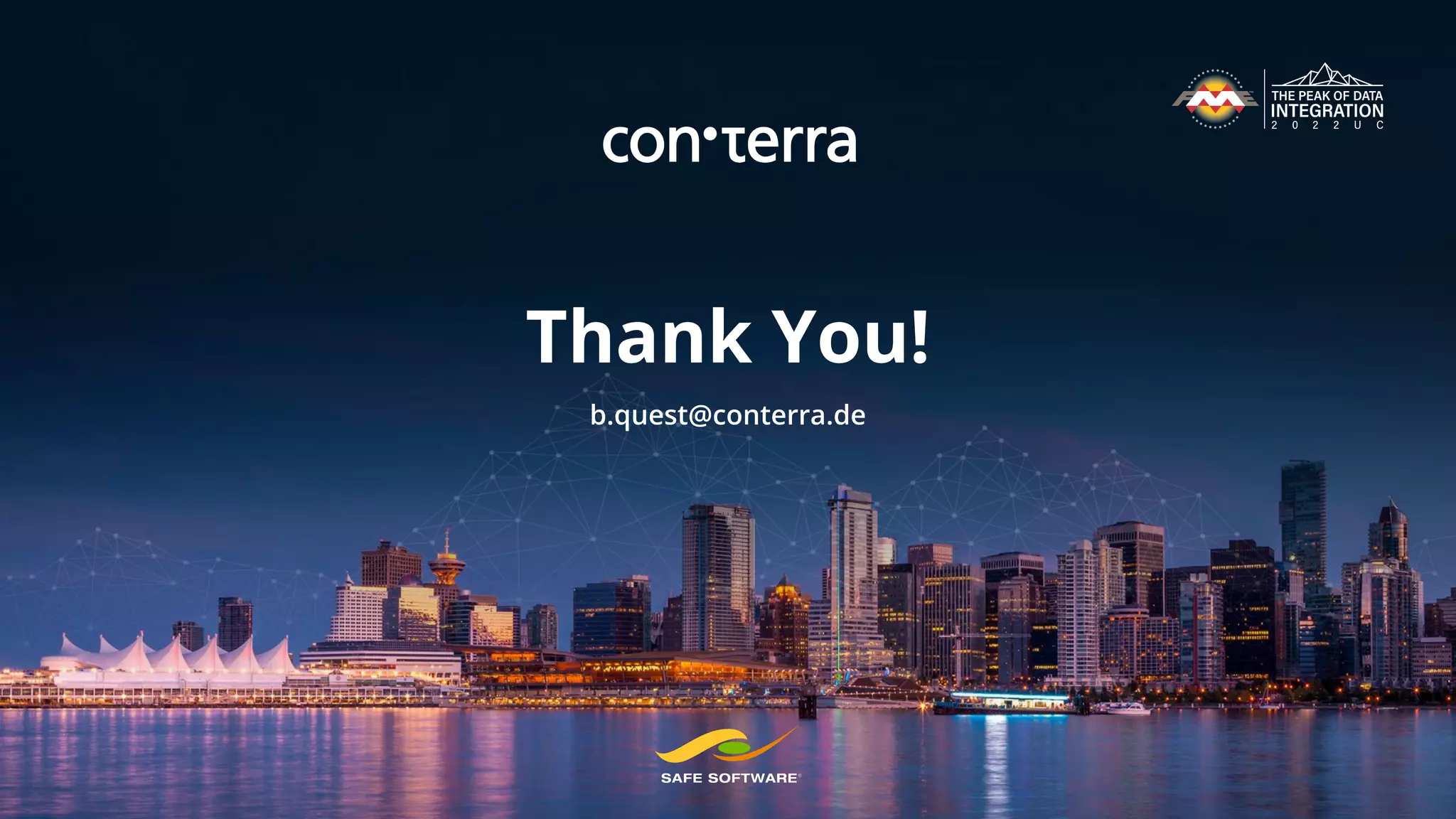 Thank You!
b.quest@conterra.de
 