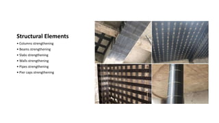 Unidirectional carbon fiber fabric for concrete repair | PPTX