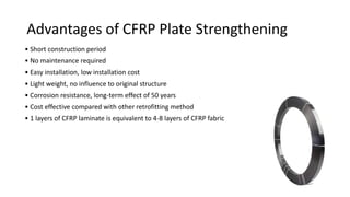 Carbon fiber plate for concrete repair and strengthening | PPTX
