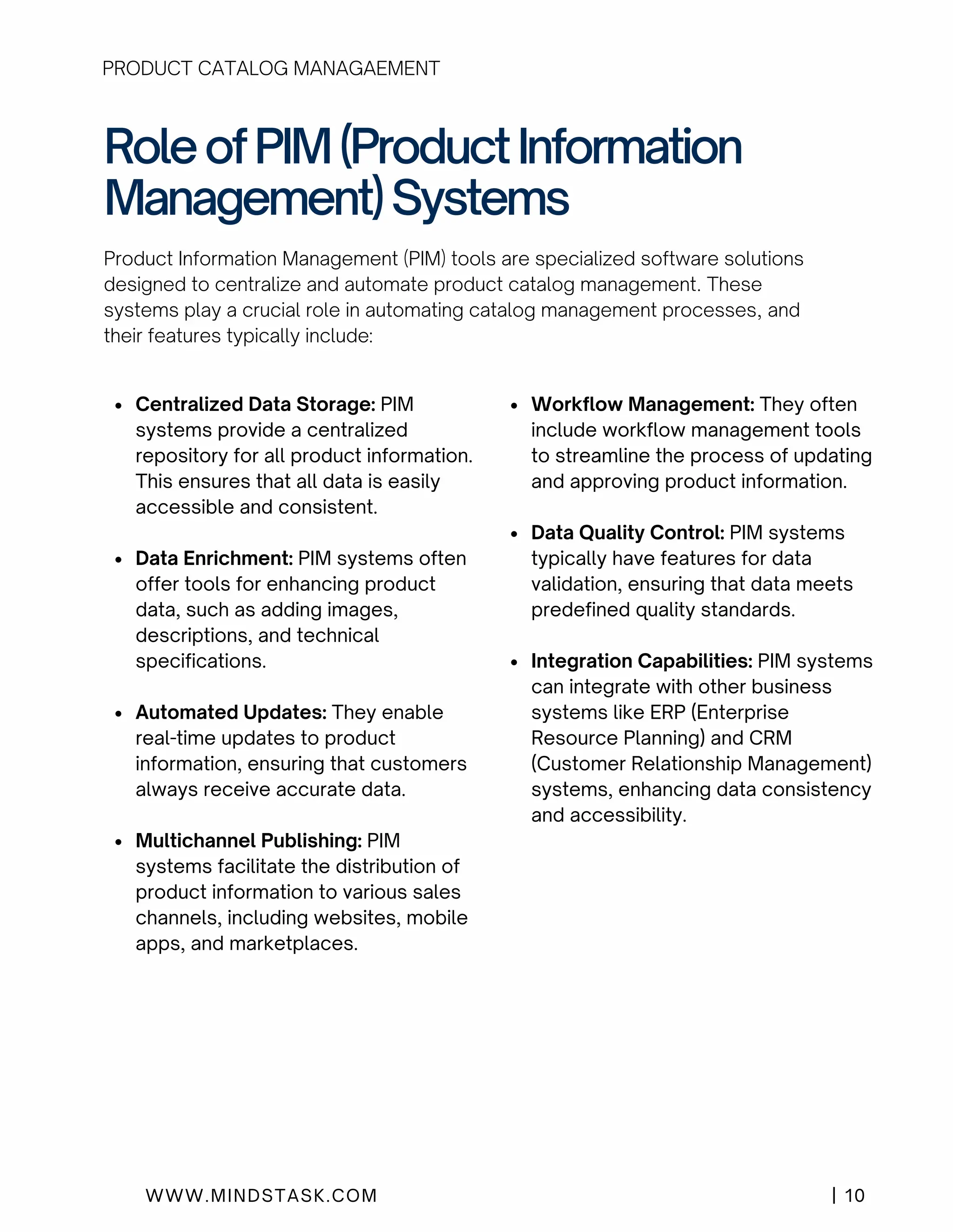 Product Catalog Management Challenges and Importance PDF