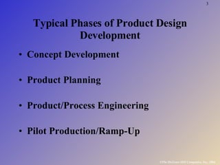 Product Design & Process Selection Manufacturing | PPT