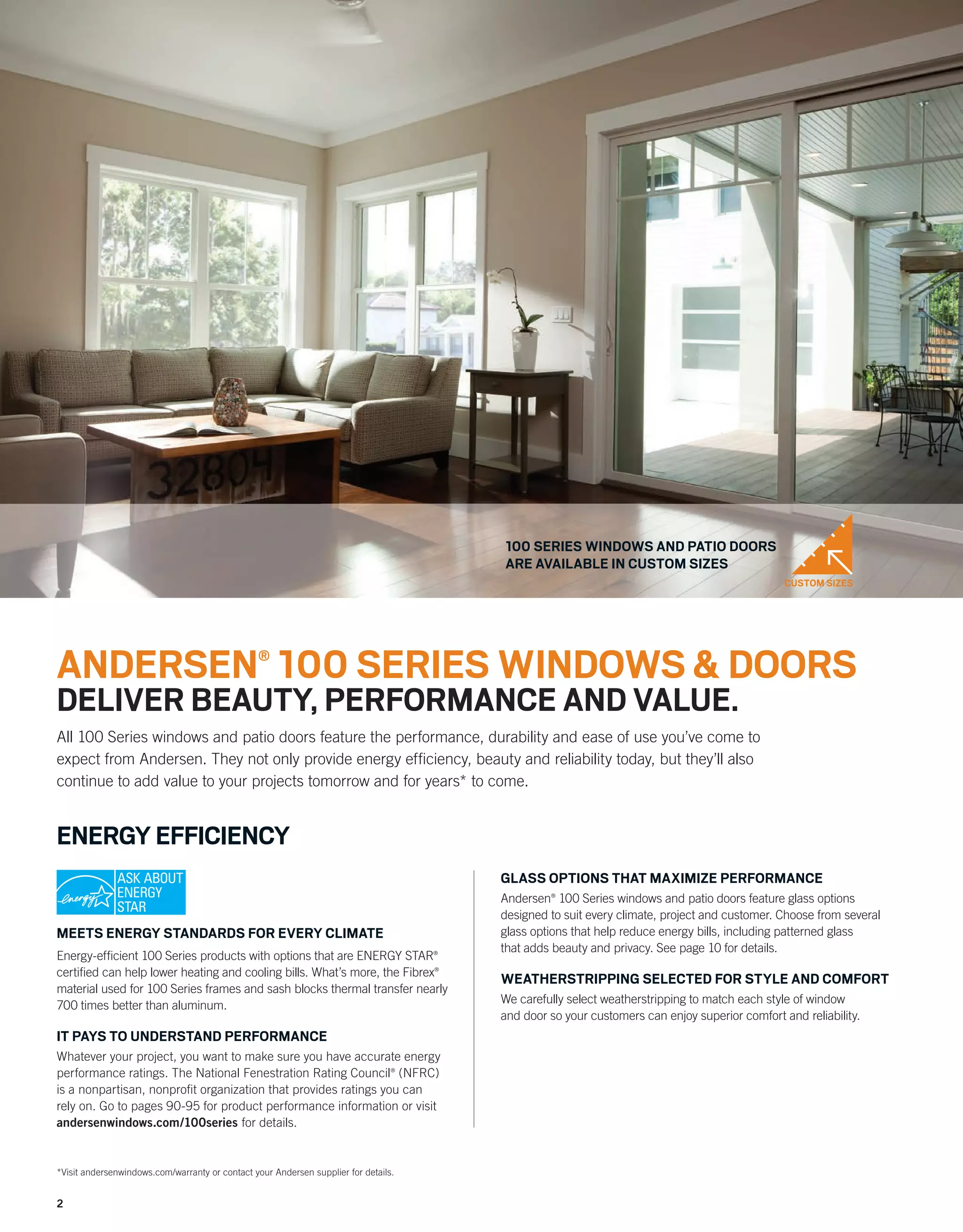 Andersen Product guide-100-series-window-door-9045491 | PDF