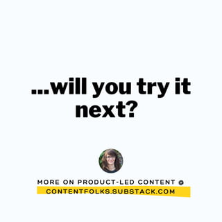 Product-led content