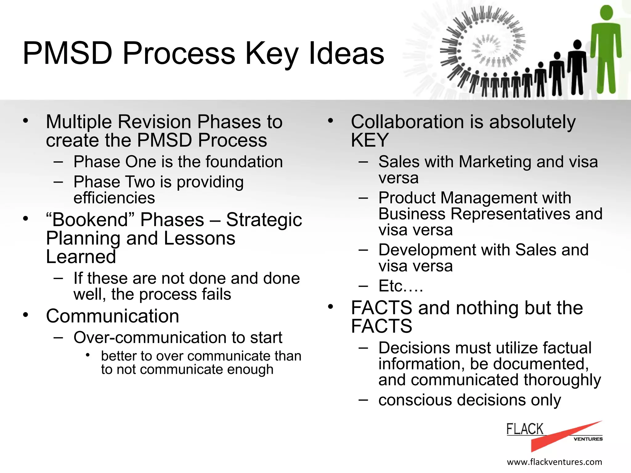 Product Management And Service Delivery Process - FlackVentures Example ...